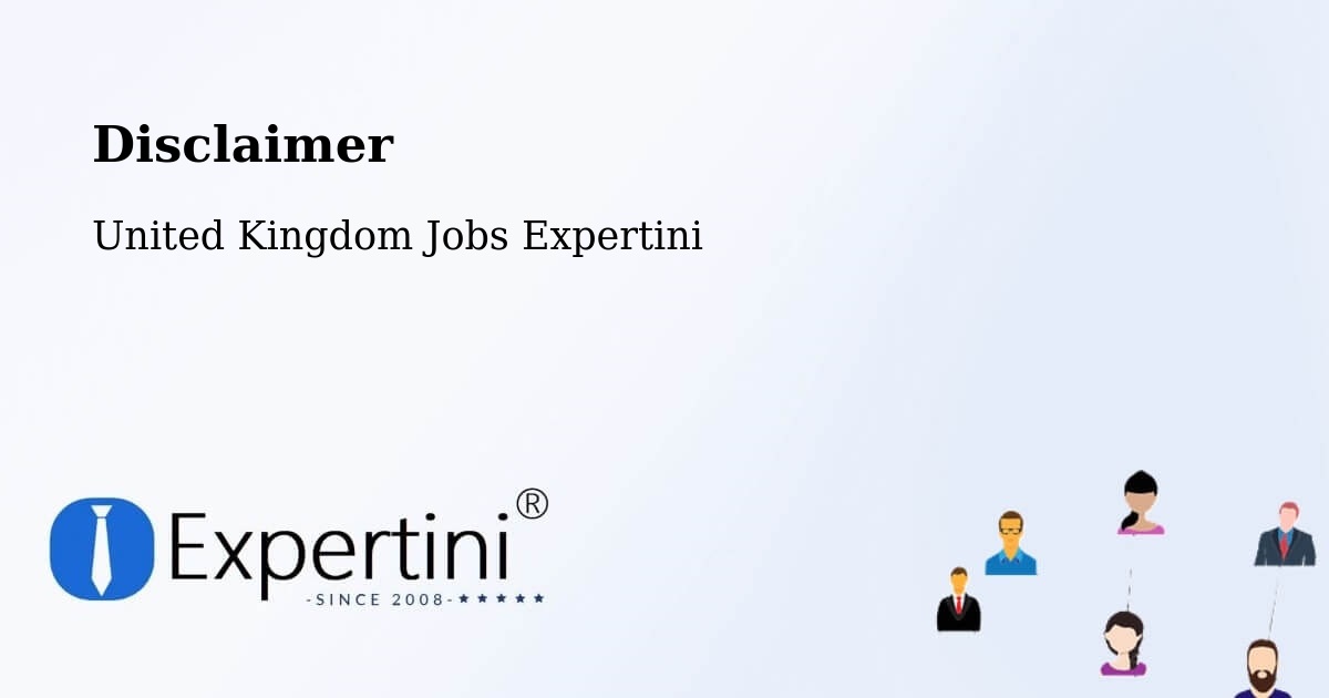 Disclaimer – Streetly - United Kingdom Jobs Expertini